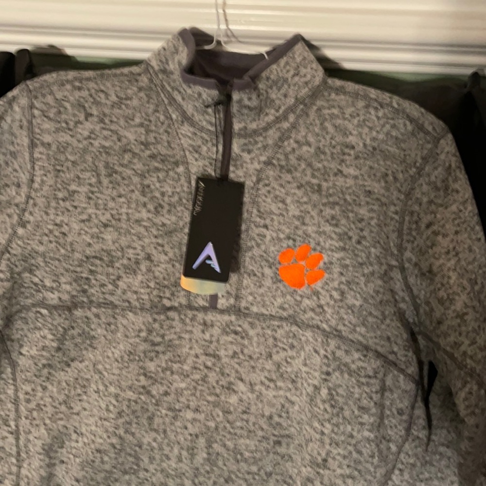 Clemson Tigers Fleece Pullover, Brand New  XL